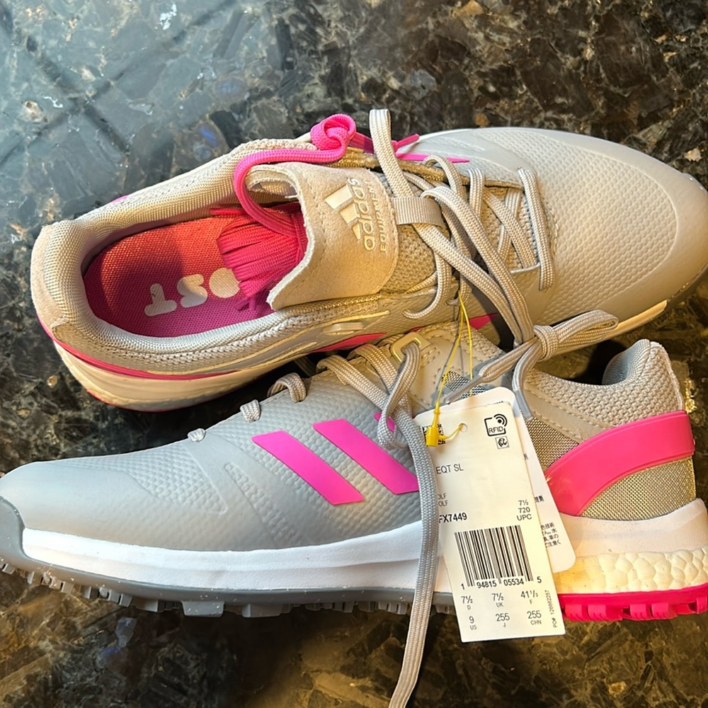 Brand new women’s Adidas golf shoes. Size 9.